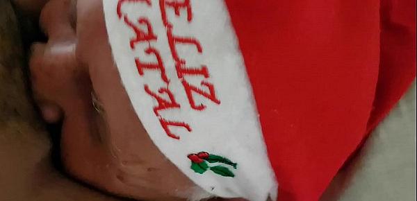  Papai Noel enfiou até as bolas em paty bumbum !!! Vovo doidera - El Toro De Oro